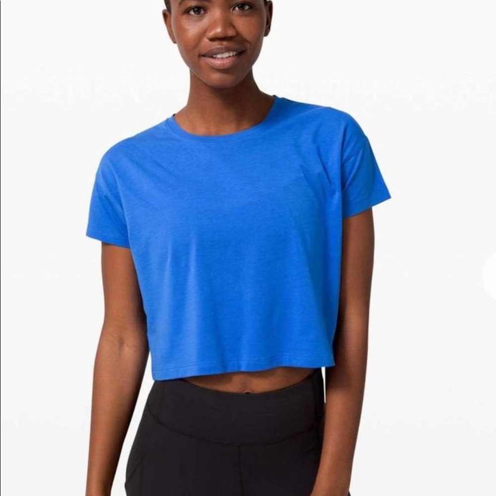 lululemon Cates Tee Wild Bluebell